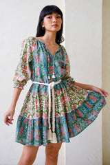 Taliya Dress, Trellis Combi