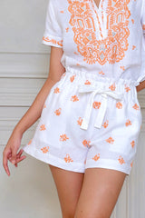 Solana Shorts, White Melon