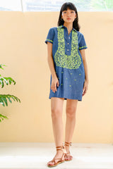 Dolores Barong Dress, Kiwi