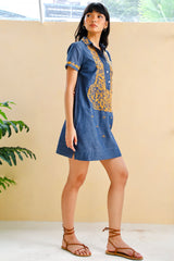 Dolores Barong Dress, Melon