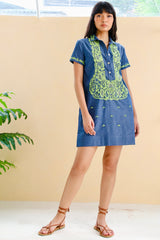 Dolores Barong Dress, Kiwi