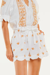 Sonia Shorts, Ivory Bronze