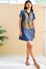 Dolores Barong Dress, Melon