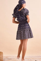 Jasmine Dress, Navy Floral