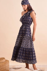 Tanya Dress, Navy Floral