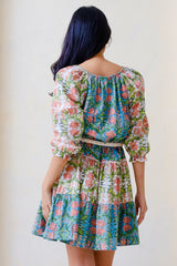 Taliya Dress, Trellis Combi