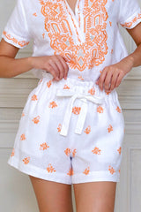 Solana Shorts, White Melon