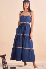 Ella Dress, Denim Mocha