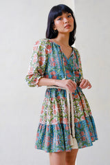 Taliya Dress, Trellis Combi