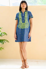 Dolores Barong Dress, Kiwi