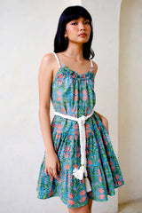 Rowena Dress, Cerulean