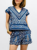 Pre-Order Katya Top, Chamb Blue