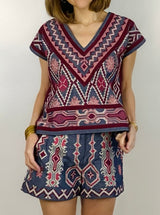 Pre-Order Katya Top, Chamb Berry