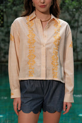 Drew Top, Yellow