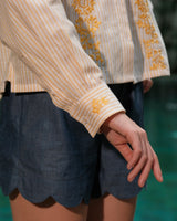 Drew Top, Yellow
