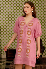 Mia Dress, Rose