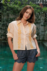 Drew Top, Yellow