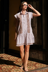 Michael Barong Dress, Mocha