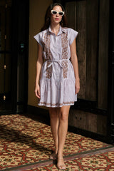 Michael Barong Dress, Mocha