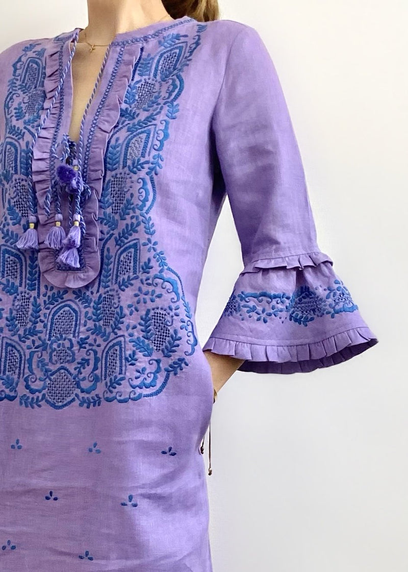 Becca Barong Dress, Lilac – AMARIE BY ANNE Becca Barong Dress, Lilac – AMARIE BY ANNE